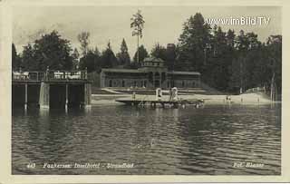 Inselhotel - Strandbad - Europa - alte historische Fotos Ansichten Bilder Aufnahmen Ansichtskarten 