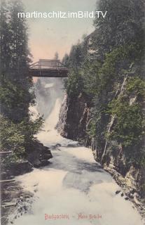 Badgastein, Hohe Brücke - Bad Gastein - alte historische Fotos Ansichten Bilder Aufnahmen Ansichtskarten 