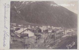 Tauernbahn Südrampe, Ausfahrt vom Tunnelportal - Stappitz - alte historische Fotos Ansichten Bilder Aufnahmen Ansichtskarten 