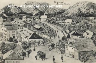 Unterbergen Brauerei Oblasser - Kärnten - alte historische Fotos Ansichten Bilder Aufnahmen Ansichtskarten 