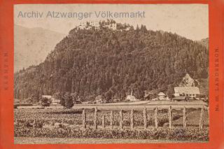 Landskron mit Ruine - CDV - Kärnten - alte historische Fotos Ansichten Bilder Aufnahmen Ansichtskarten 