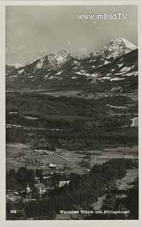 Blick auf Warmbad - Villach(Stadt) - alte historische Fotos Ansichten Bilder Aufnahmen Ansichtskarten 