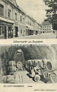 Völkermarkt, Kanduths Weinkellerei - Völkermarkt - alte historische Fotos Ansichten Bilder Aufnahmen Ansichtskarten 