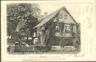 Das Gasthaus Primele in Goritschach - Europa - alte historische Fotos Ansichten Bilder Aufnahmen Ansichtskarten 