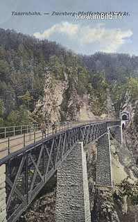 Tauernbahn - Pfaffenberg Viadukt - Pfaffenberg - alte historische Fotos Ansichten Bilder Aufnahmen Ansichtskarten 