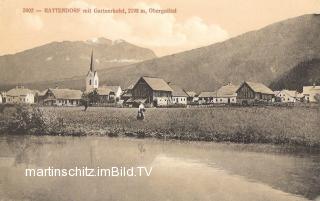 Rattendorf mit Gartnerkofel - Kärnten - alte historische Fotos Ansichten Bilder Aufnahmen Ansichtskarten 