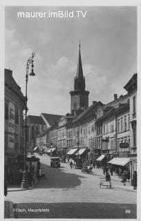 Hauptplatz Villach - Oesterreich - alte historische Fotos Ansichten Bilder Aufnahmen Ansichtskarten 