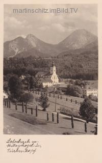 Latschach, Pfarrkirche St. Ulrich - Oesterreich - alte historische Fotos Ansichten Bilder Aufnahmen Ansichtskarten 