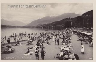 Millstatt Strandbad - Oesterreich - alte historische Fotos Ansichten Bilder Aufnahmen Ansichtskarten 