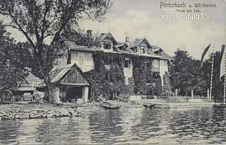 Hotel am See - Europa - alte historische Fotos Ansichten Bilder Aufnahmen Ansichtskarten 