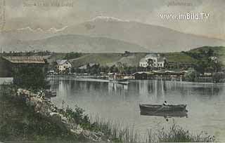 Seeboden - Seebrücke mit Villa Seehof - Europa - alte historische Fotos Ansichten Bilder Aufnahmen Ansichtskarten 