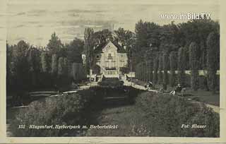 Herbertpark mit Herbertstöckl - Europa - alte historische Fotos Ansichten Bilder Aufnahmen Ansichtskarten 