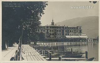 Zell am See - Grandhotel - Europa - alte historische Fotos Ansichten Bilder Aufnahmen Ansichtskarten 