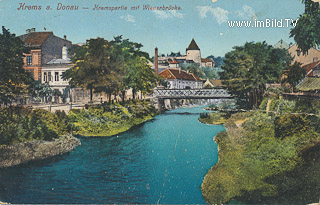 Krems an der Donau - Wienerbrücke - Europa - alte historische Fotos Ansichten Bilder Aufnahmen Ansichtskarten 