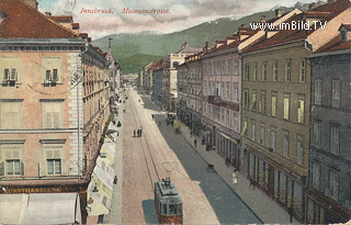 Innsbruck - Museumstrasse - Europa - alte historische Fotos Ansichten Bilder Aufnahmen Ansichtskarten 