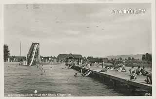 Strandbad Klagenfurt - Europa - alte historische Fotos Ansichten Bilder Aufnahmen Ansichtskarten 