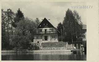 Haus am See (St. Andrä ???) - Europa - alte historische Fotos Ansichten Bilder Aufnahmen Ansichtskarten 