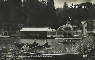 Seeboden - Strandcafe Santner - Europa - alte historische Fotos Ansichten Bilder Aufnahmen Ansichtskarten 