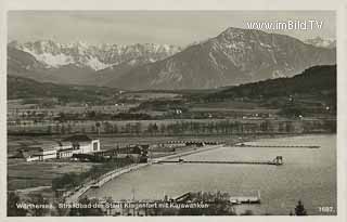 Strandbad Klagenfurt - Europa - alte historische Fotos Ansichten Bilder Aufnahmen Ansichtskarten 