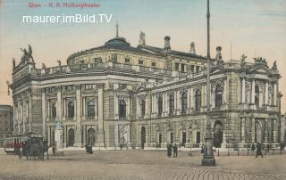 Hofburgtheater - Europa - alte historische Fotos Ansichten Bilder Aufnahmen Ansichtskarten 