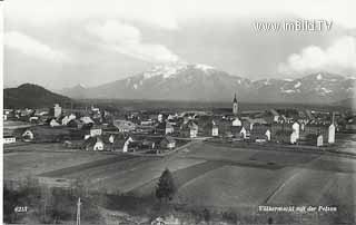 Völkermarkt mit der Petzen - Europa - alte historische Fotos Ansichten Bilder Aufnahmen Ansichtskarten 