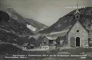 Sturmkapelle und Pasterzenhaus - Europa - alte historische Fotos Ansichten Bilder Aufnahmen Ansichtskarten 