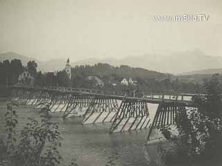 Brücke bei Rosegg - Europa - alte historische Fotos Ansichten Bilder Aufnahmen Ansichtskarten 