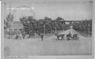 Prater, Hauptallee - Europa - alte historische Fotos Ansichten Bilder Aufnahmen Ansichtskarten 