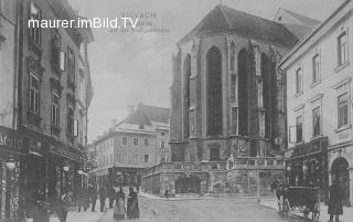 Hauptplatz Villach - Hauptplatz - alte historische Fotos Ansichten Bilder Aufnahmen Ansichtskarten 