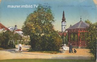 Schillerpark - Klagenfurt(Stadt) - alte historische Fotos Ansichten Bilder Aufnahmen Ansichtskarten 