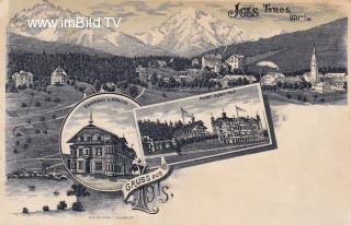 3 Bild Litho Karte - Igls - Europa - alte historische Fotos Ansichten Bilder Aufnahmen Ansichtskarten 