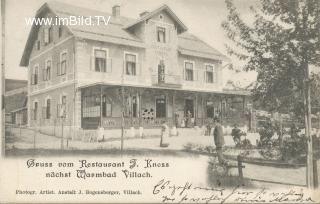 Restaurant Kness nächst Warmbad - Europa - alte historische Fotos Ansichten Bilder Aufnahmen Ansichtskarten 