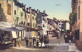 Grado, Stadtansicht  - Europa - alte historische Fotos Ansichten Bilder Aufnahmen Ansichtskarten 