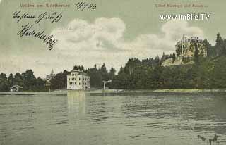 Velden - Villen Miralago und Excelsior - Europa - alte historische Fotos Ansichten Bilder Aufnahmen Ansichtskarten 