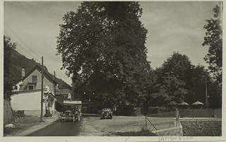 Automobile beim Gasthaus Weneberger - Treffen am Ossiacher See - alte historische Fotos Ansichten Bilder Aufnahmen Ansichtskarten 