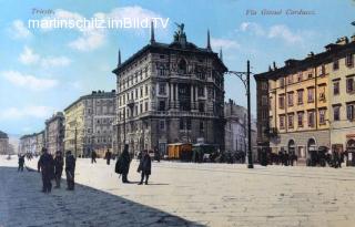 Triest, Via Giosue Carducci  - Friaul Julisch Venetien - alte historische Fotos Ansichten Bilder Aufnahmen Ansichtskarten 