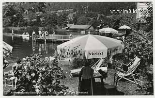 Steindorf am Ossiachersee - Webers Strandbad - Kärnten - alte historische Fotos Ansichten Bilder Aufnahmen Ansichtskarten 