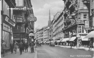 Kärntnerstrasse - Europa - alte historische Fotos Ansichten Bilder Aufnahmen Ansichtskarten 