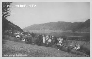 Sattendorf vom Westen - Treffen am Ossiacher See - alte historische Fotos Ansichten Bilder Aufnahmen Ansichtskarten 