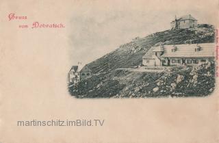 Dobratsch - Restaurant und Kirche - Bad Bleiberg - alte historische Fotos Ansichten Bilder Aufnahmen Ansichtskarten 