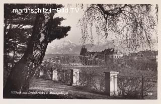 Villach, Draubrücke - Villach - alte historische Fotos Ansichten Bilder Aufnahmen Ansichtskarten 