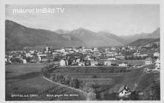 Blick gegen das Mölltal - Europa - alte historische Fotos Ansichten Bilder Aufnahmen Ansichtskarten 