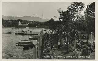 Velden - Strandbad Cafe - Europa - alte historische Fotos Ansichten Bilder Aufnahmen Ansichtskarten 