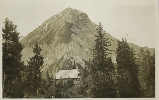 Bertahütte mit Mittagskogel - Europa - alte historische Fotos Ansichten Bilder Aufnahmen Ansichtskarten 