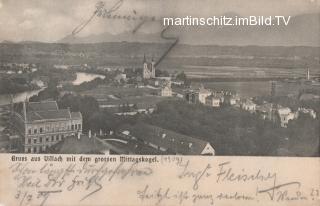 Blick auf die Kreuzkirche - Europa - alte historische Fotos Ansichten Bilder Aufnahmen Ansichtskarten 