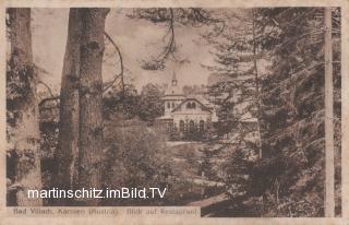 Bad Villach, Blick auf Restaurant - Europa - alte historische Fotos Ansichten Bilder Aufnahmen Ansichtskarten 