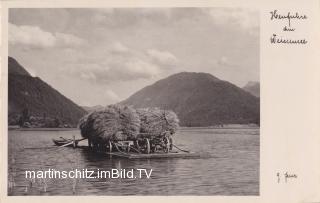 Heufuhren am Weissensee - Kärnten - alte historische Fotos Ansichten Bilder Aufnahmen Ansichtskarten 