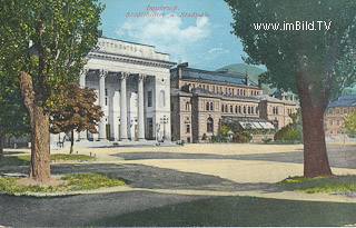 Innsbruck - Stadttheater - Innsbruck-Stadt - alte historische Fotos Ansichten Bilder Aufnahmen Ansichtskarten 