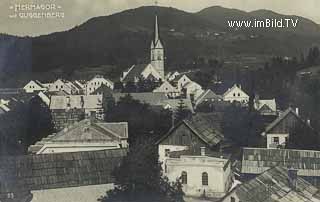 Hermagor mit Guggenberg - Hermagor-Pressegger See - alte historische Fotos Ansichten Bilder Aufnahmen Ansichtskarten 