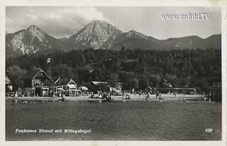 Faakersee - Sandbank - Kärnten - alte historische Fotos Ansichten Bilder Aufnahmen Ansichtskarten 